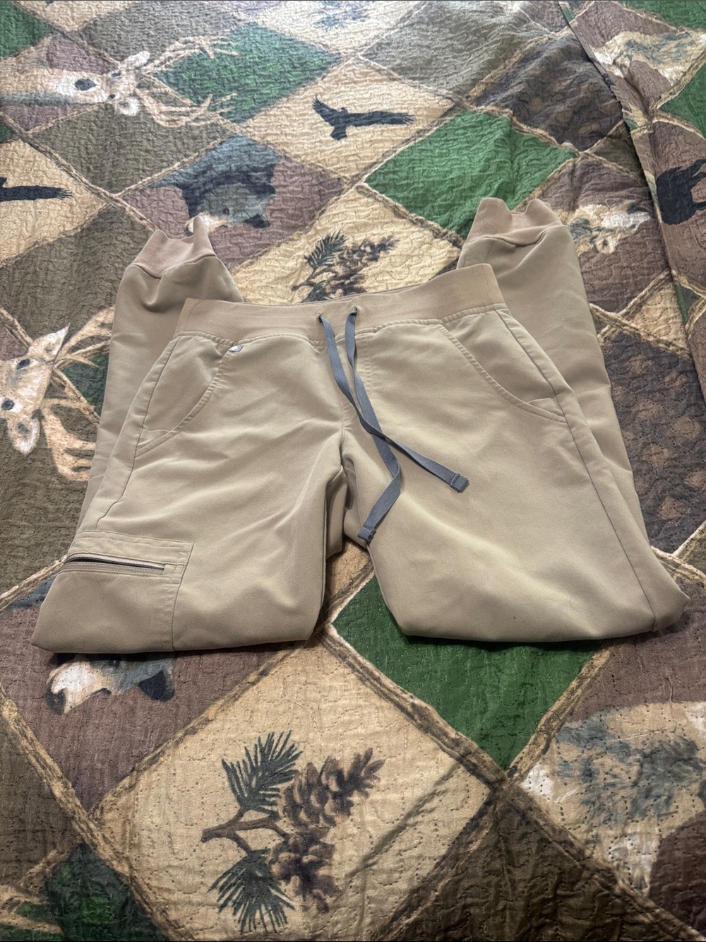 Figs Technical Collection Top in Tan